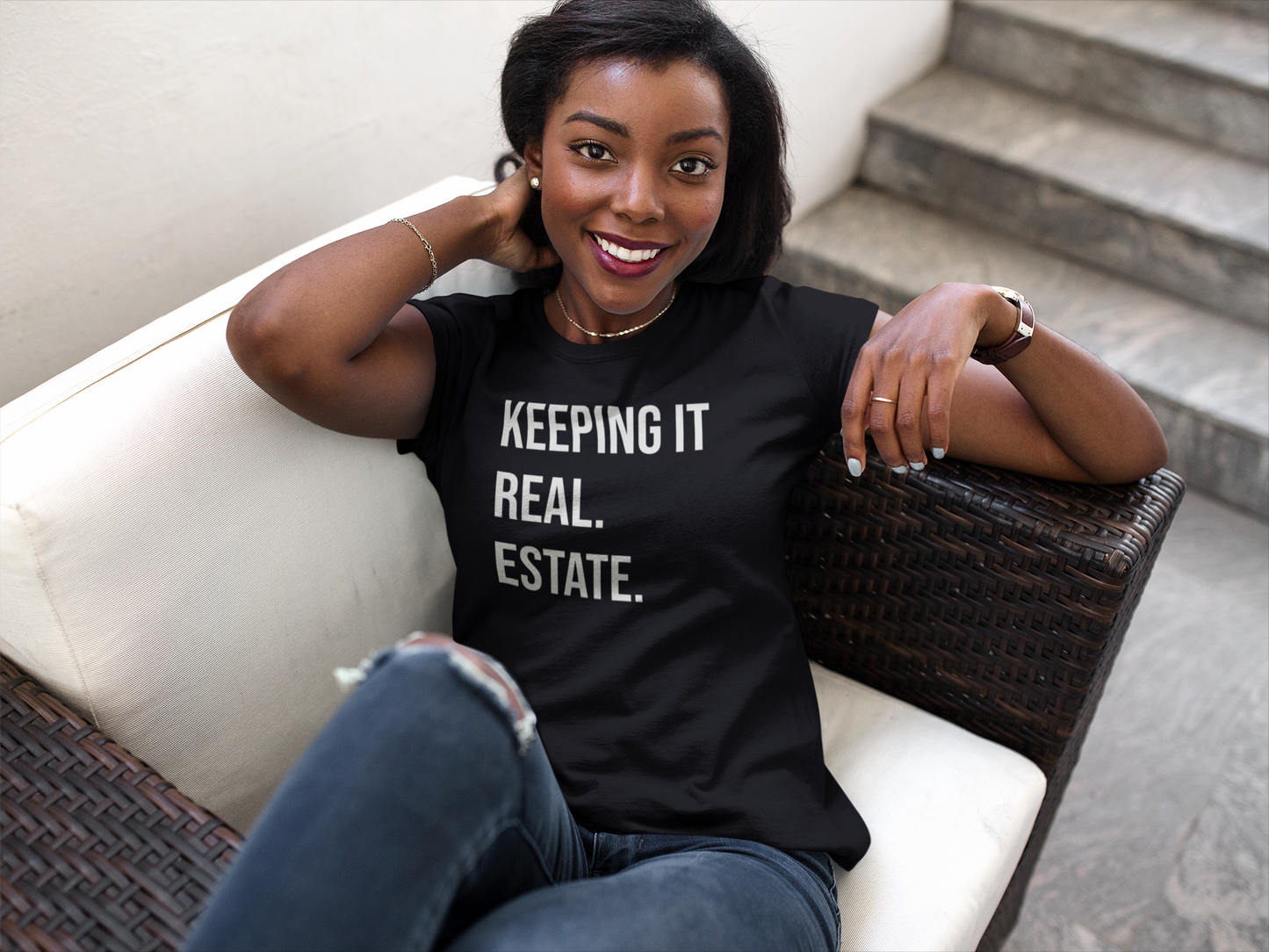 Keeping it real. estate. shirt gift to realtor, gift for real estate agent realtor gift Unisex T-Shirt