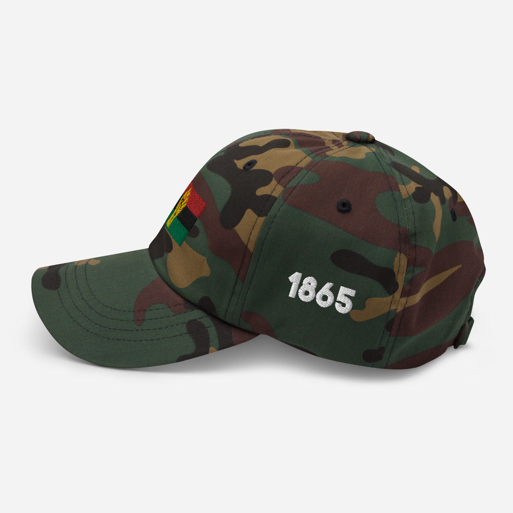 Juneteenth Camo Dad hat