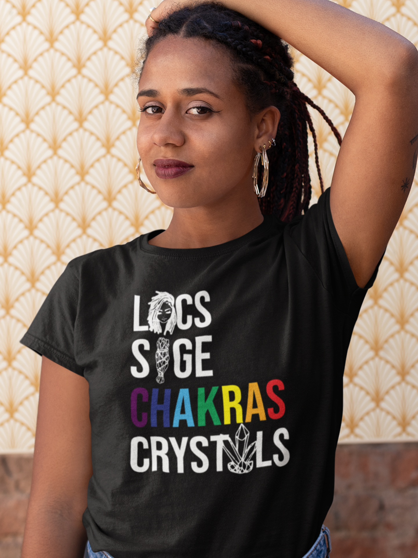 Continental stamtavle Gammeldags Locs, Sage, Chakras, Crystals T-shirt, Locs Shirt, Loc'd Shirt – For the  Culture tees