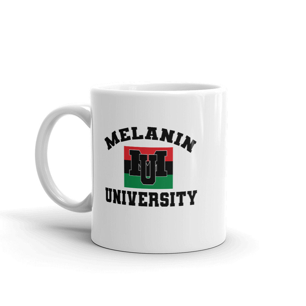 Melanin University Black Pride HBCU Mug