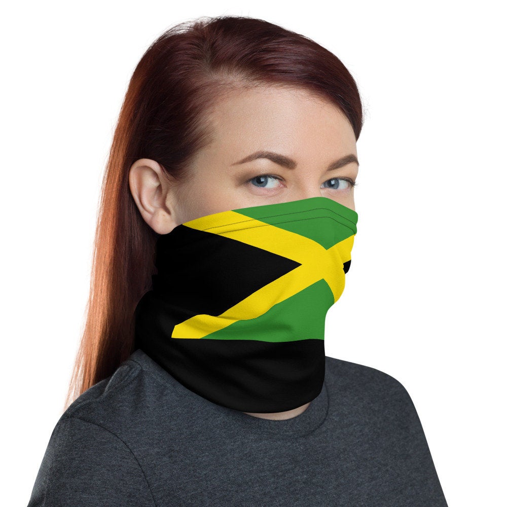 Jamaican Flag Facemask/Neck Gaiter