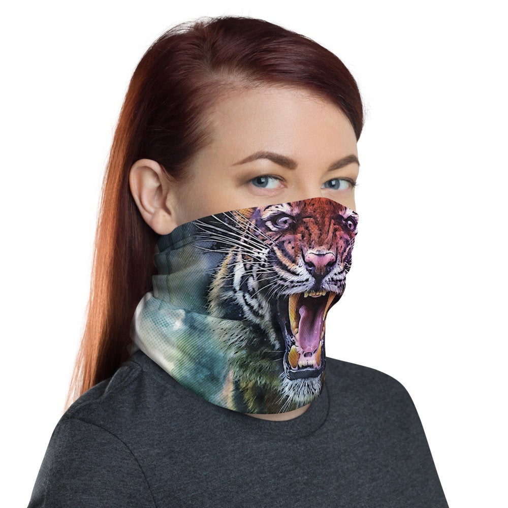 Cool Tiger Face Mask/Neck Gaiter