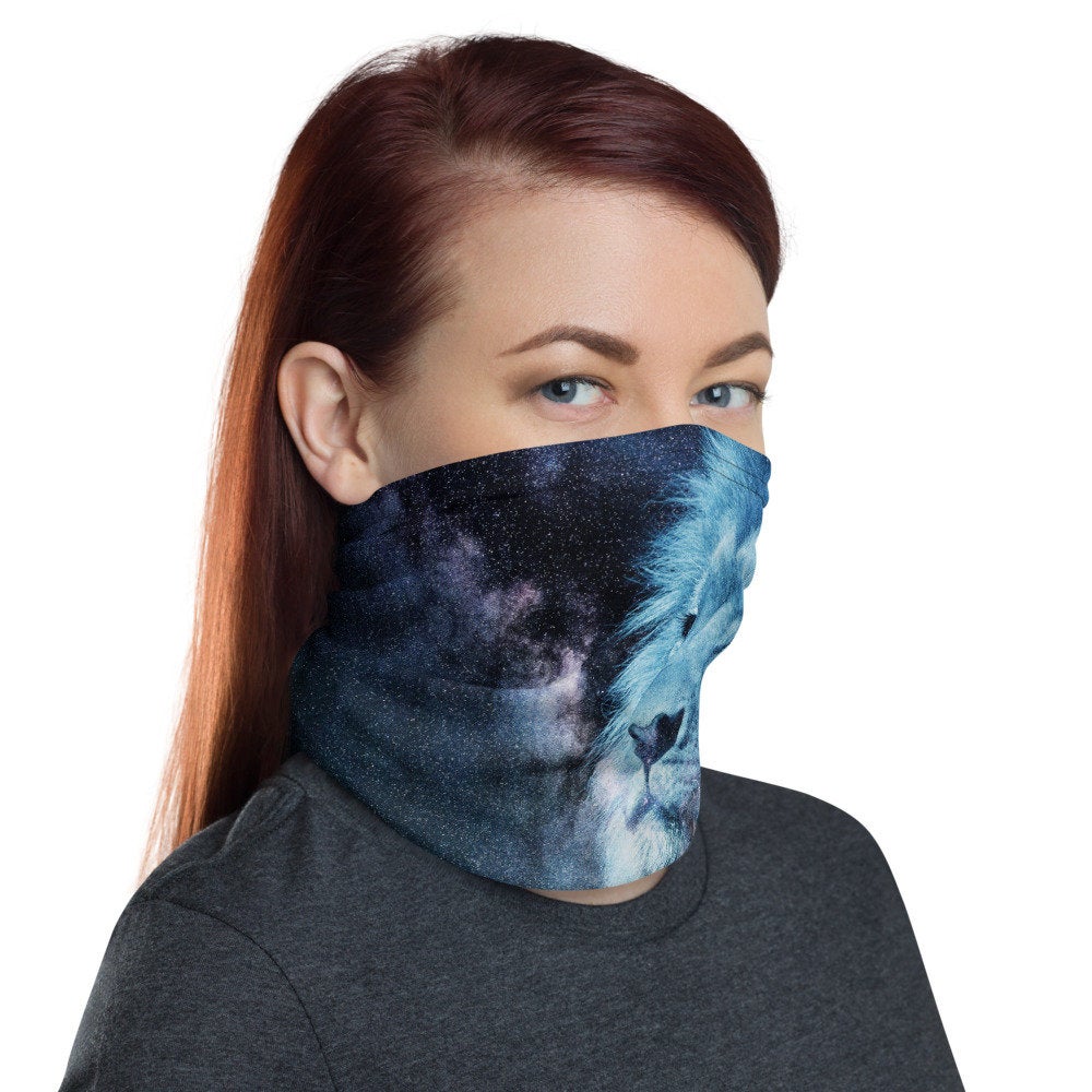 Spiritual Lion Face Mask/Neck Gaiter