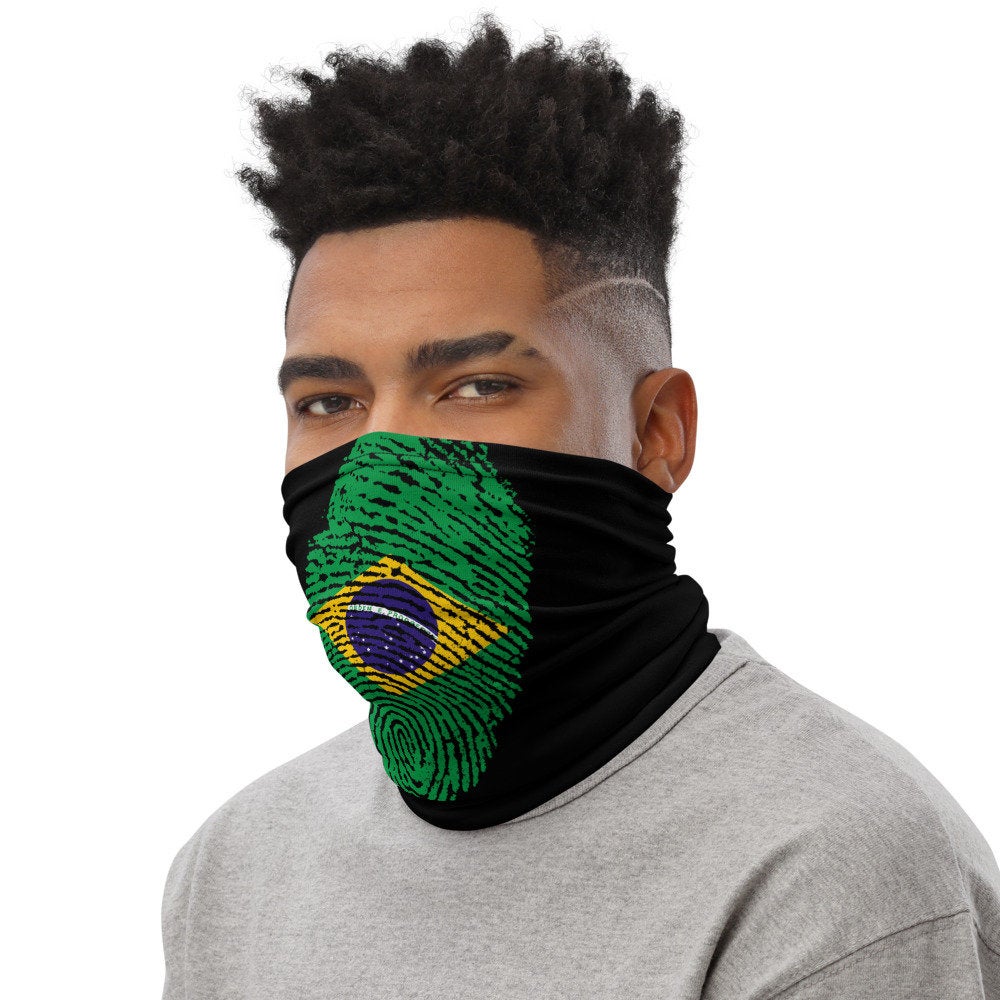 Brazil flag Face Mask/Neck Gaiter