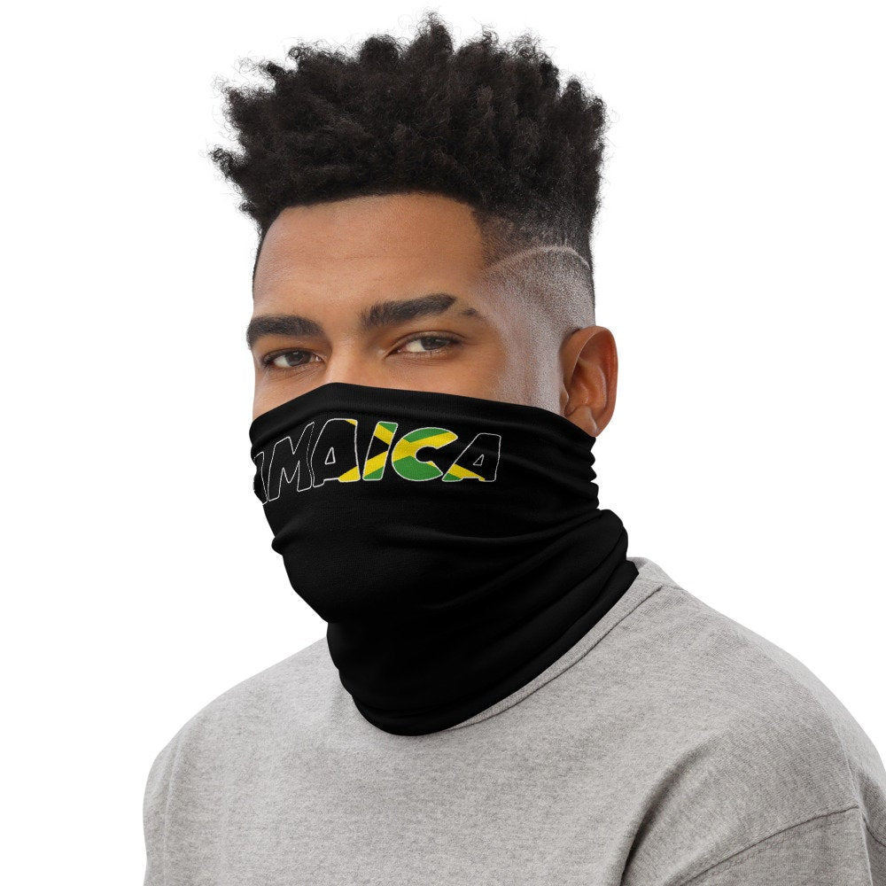 Jamaica/Jamaican Flag Face mask/Neck Gaiter