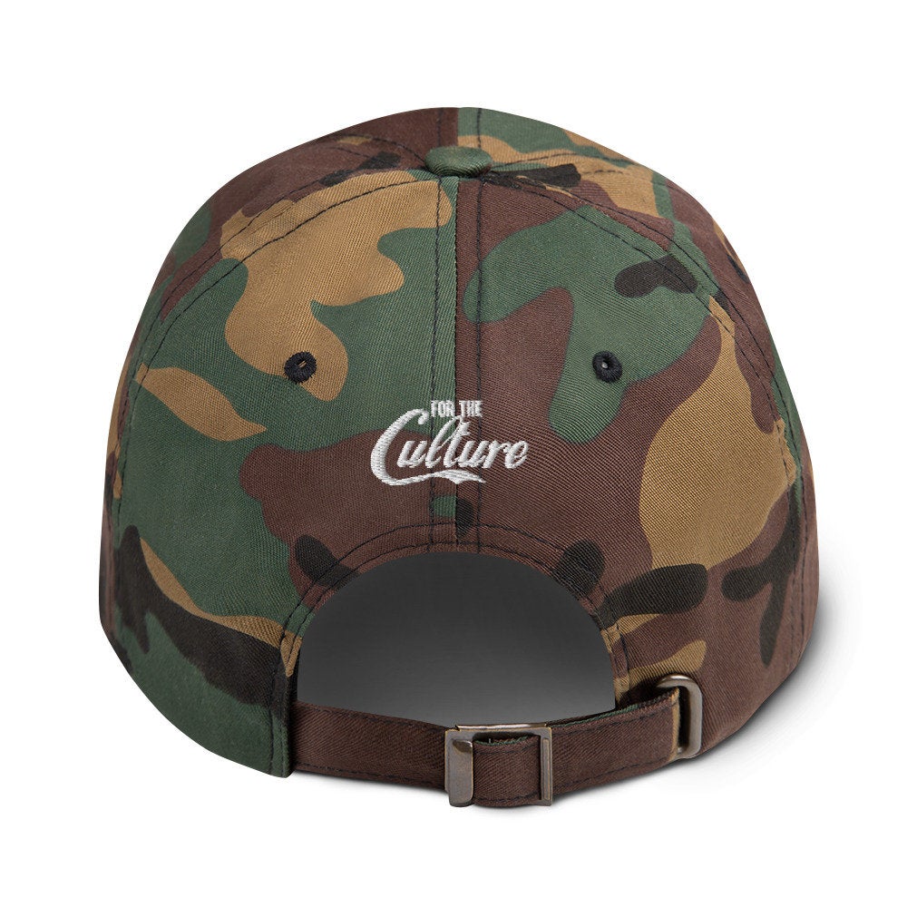 Malcom X Black History Camo Hat