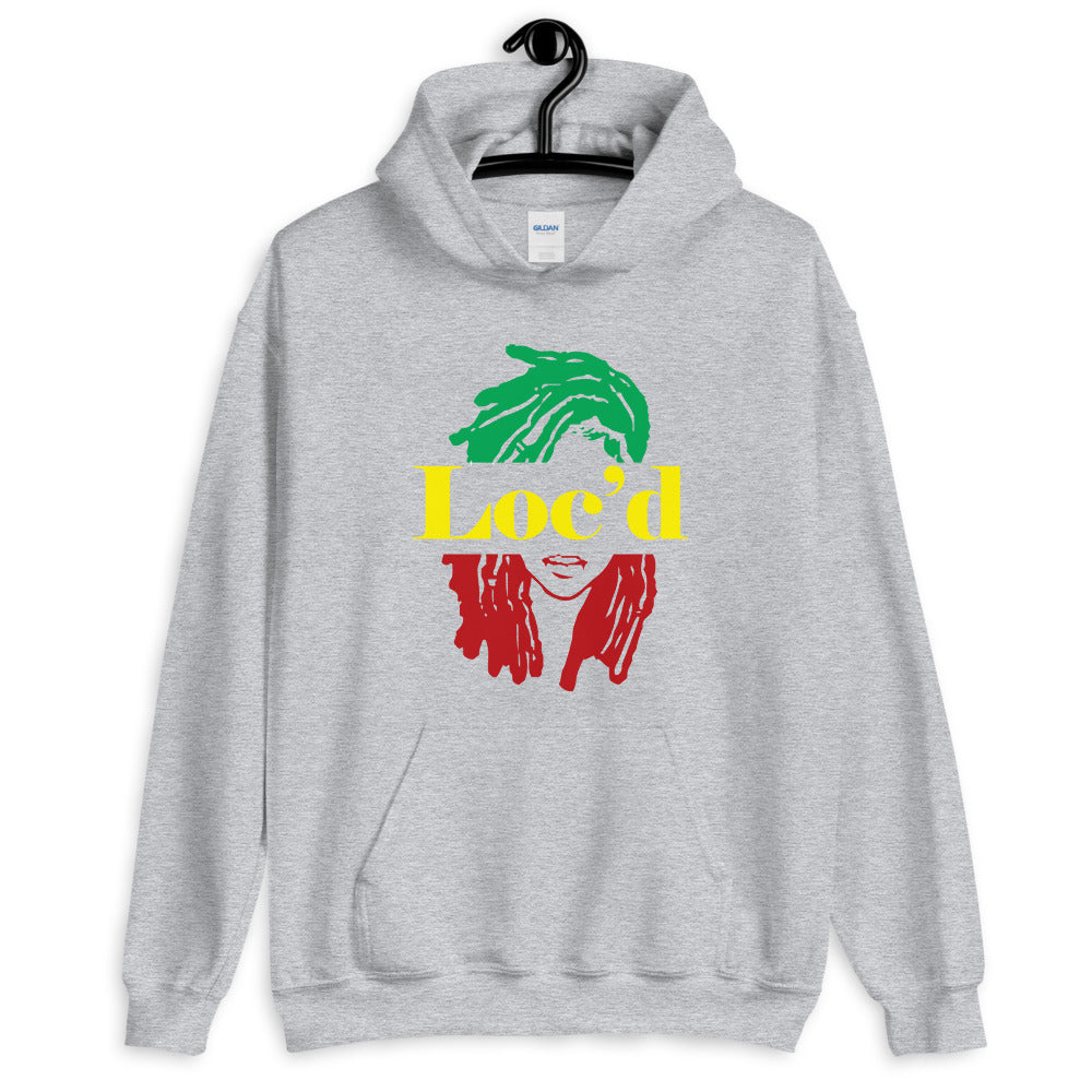 Loc'd Natural Hair Rasta Hoodie