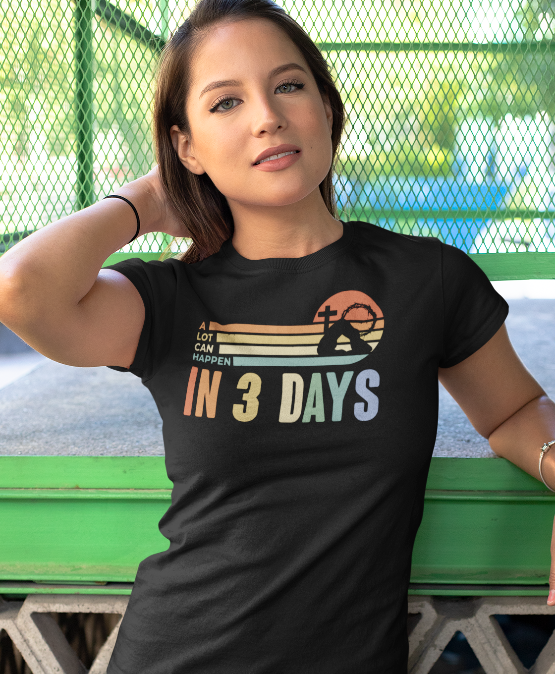 Easter Shirt, He is Risen Shirt, Vintage Easter Shirt, Shirt for Easter, Good Friday T-Shirt, A Lot Can Happen in 3 Days Shirt, Easter Gift Unisex T-Shirt