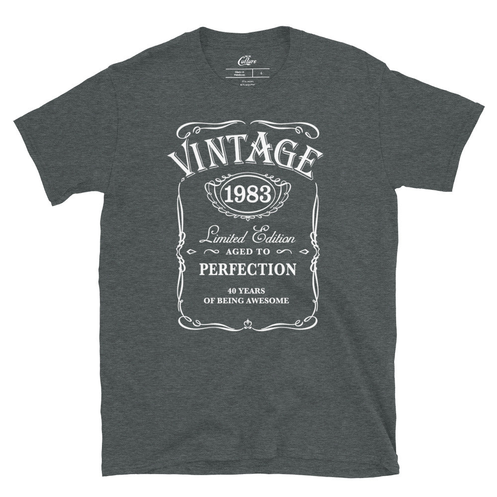 Vintage 1983 Shirt, 40th Birthday Shirt, 40th Birthday, 40th Birthday Gift Short-Sleeve Unisex T-Shirt