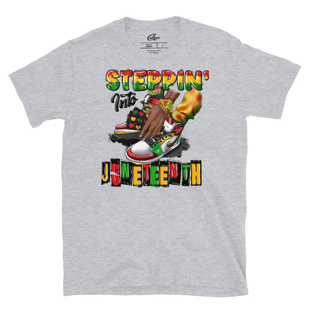 Steppin' Into Juneteenth Shirt, Juneteenth Shirt, Freeish Shirt, Black History Shirt, Black Culture , Black Lives Matter Shirt, Civil Rights Unisex T-Shirt