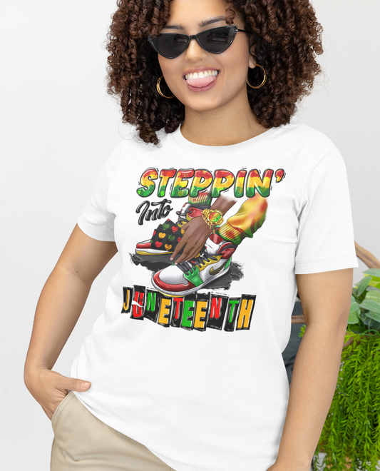 Steppin' Into Juneteenth Shirt, Juneteenth Shirt, Freeish Shirt, Black History Shirt, Black Culture , Black Lives Matter Shirt, Civil Rights Unisex T-Shirt