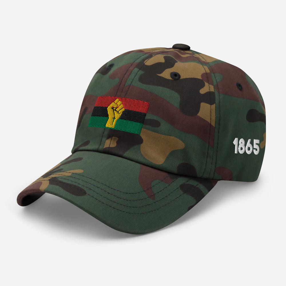 Juneteenth Camo Dad hat