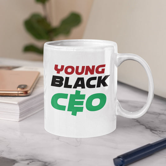 Young Black CEO Entrepreneur Mug