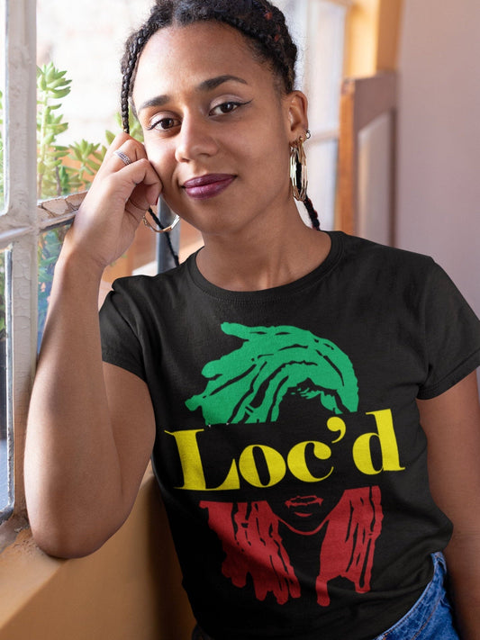 Loc'd Natural Hair Rasta T-Shirt