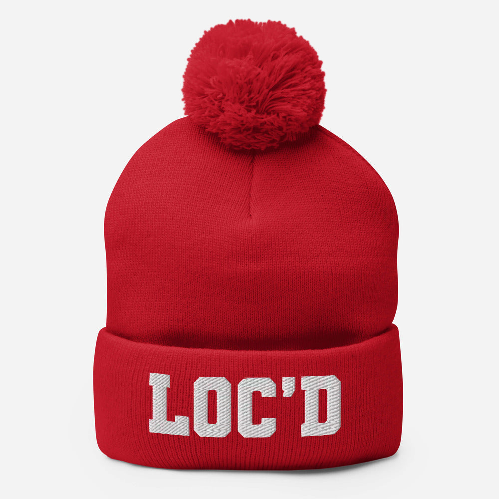 Loc'd Pom-Pom Beanie