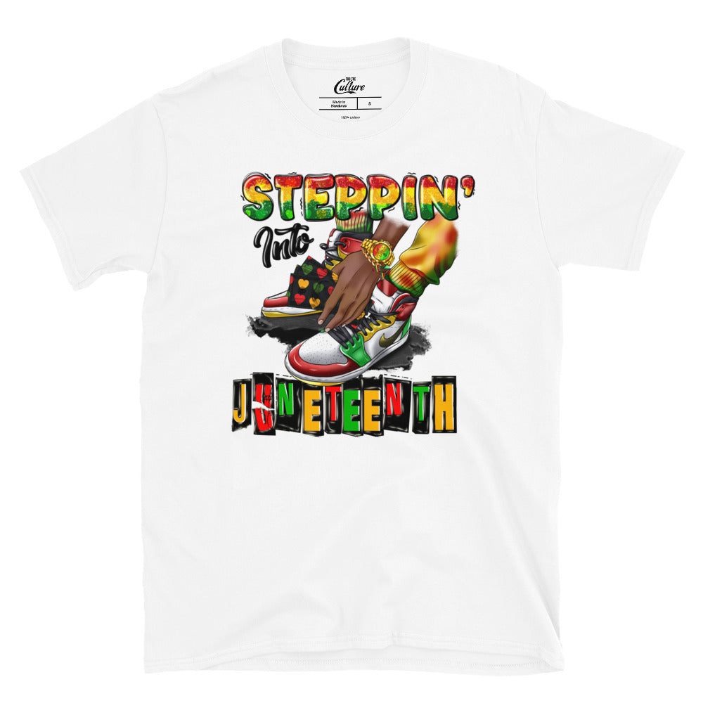 Steppin' Into Juneteenth Unisex T-Shirt